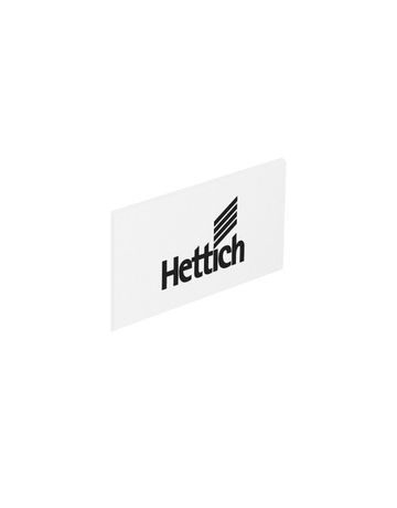 ArciTech Abdeckkappe, weiß mit Hettich Logo