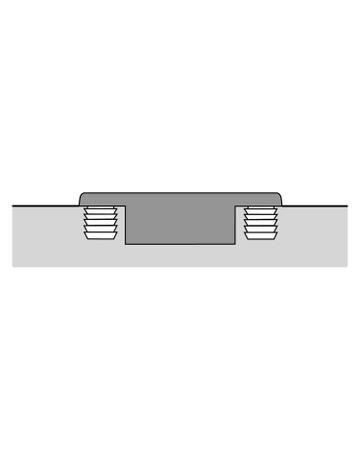 Bild Sensys Weitwinkelscharnier, mit Null-Einsprung (Sensys 8657), halb vorliegend, Öffnungswinkel 165°, Bohrbild TB 45 x 9,5 mm, zum Einpressen (ø 8 x 11) - Hettich-3