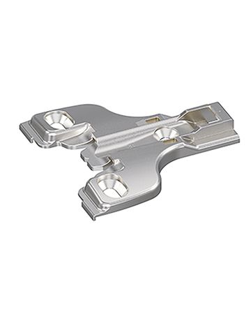 Möbel- Face-Frame-Montageplatte, Distanz 1,5mm, Sensys 8000, 9088247 vernickelt - Hettich