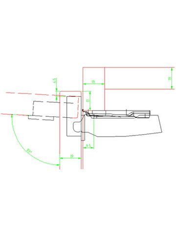 Bild Möbel- Topfscharnier, Sensys 8631i, 9091431, 95°, Kröpfung 0mm, Stahl silber vernickelt - Hettich-1