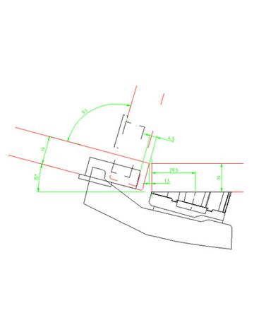 Bild Möbel- Topfscharnier, Sensys 8639i, 9088081, 95°, Zinkdruckguss silber vernickelt - Hettich-1