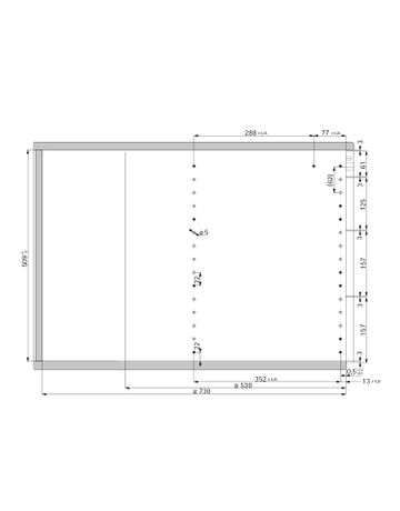 Bild Container-Set mit Teilauszügen, 392, Aluminium Optik - Hettich-3