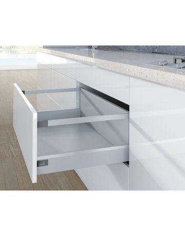 Bild Stahlrückwand ArciTech, 250 x 450 mm, silber - Hettich-1