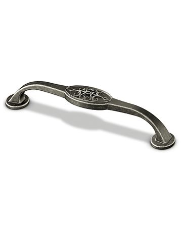 Möbel- Griff, Siradia, 9208026, Breite 23x 128mm, Höhe 29mm, zinnoptik antik - Hettich