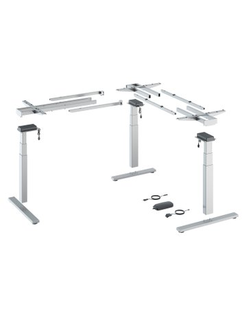 Bild Möbel- Elektro-Tischgestell, 1200+1400x 2.000mm, Hub 660mm, Steelforce Pro 671 SLS, 9311358 - Hettich-0