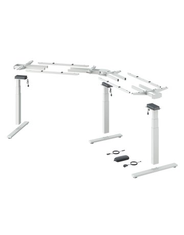 Bild Möbel- Elektro-Tischgestell, 1325+1290x 2.000mm, Hub 660mm, Steelforce Pro 673 SLS, 9311395 - Hettich-0