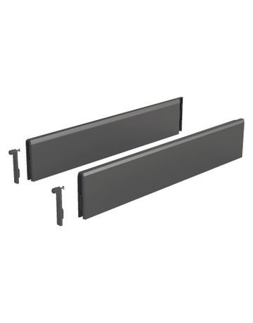 TopSide ArciTech, 400 mm, (186/ 94, 218/126) anthrazit, links und rechts - Hettich