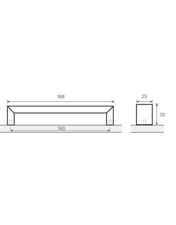 Bild Möbel- Griff, Nursia, 9264087, Breite 24x 160mm, Höhe 30mm, schwarz, matt - Hettich-8