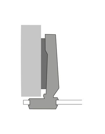 Bild Intermat Glastürscharnier (Intermat 9904), vorliegend, Öffnungswinkel 95°, zum Anschrauben (-) - Hettich-2