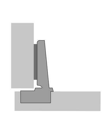 Bild Möbel-Topfscharnier,110°,Kröpf.0mm Intermat 9943,48049,St silber vernickelt - Hettich-2