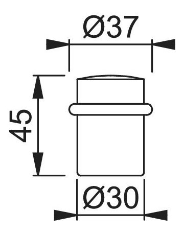 Bild Boden-Türstopper E498, F69 - HOPPE-1