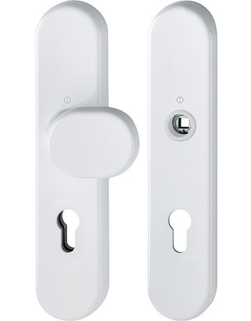 Bild Sicherheits-Wechselgarnitur 86G/3331/3310 LS oval ,12mm,ES1/PZ 72/8,verkehrsw. - HOPPE-0