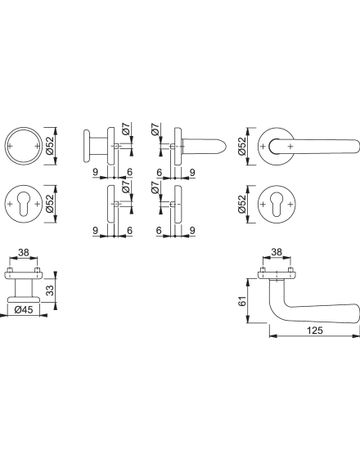 Bild We-grt. Rosette F69 E48/17KV/17KVS/1730Z, 8, PZ - Hoppe-1