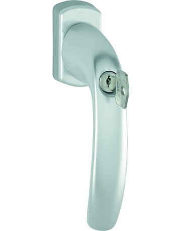 Bild Drehkipp-Fenstergriff, abschließbar, New York 0810S/U10 100NM, DIN Links-Rechts, 7/43mm, naturfarbig - HOPPE-0