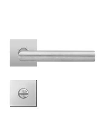 Bild Drückerrosettengarnitur E900Q BAD Edelstahl matt Slim Style Magnetros.-0