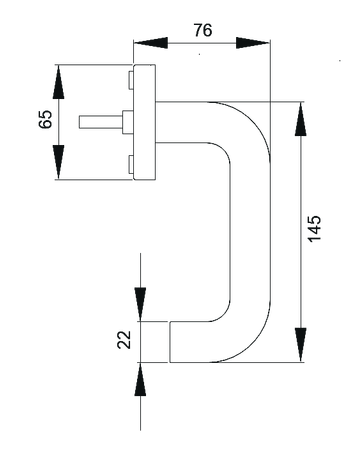 Bild Fenstergriff EF174 mit 4-fach Rasterung Edelstahl matt - Karcher Design-1