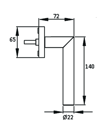 Bild Fenstergriff EF184 mit 4-fach Rasterung Edelstahl matt - Karcher Design-1