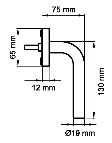 Bild Fenstergriff EF254 mit 4-fach Rasterung Edelstahl matt - Karcher Design-1