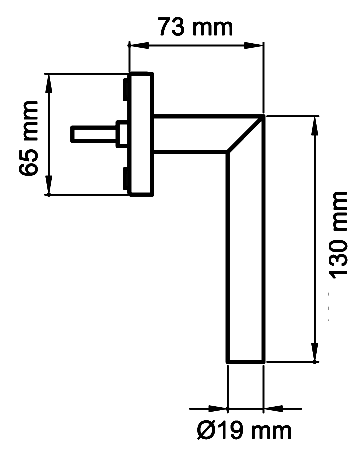 Bild Fenstergriff EF284 mit 4-fach Rasterung Titan grau - Karcher Design-1