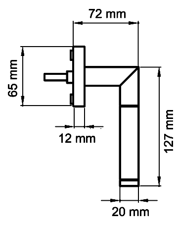 Bild Fenstergriff EF344 mit 4-fach Rasterung Edelstahl matt - Karcher Design-1