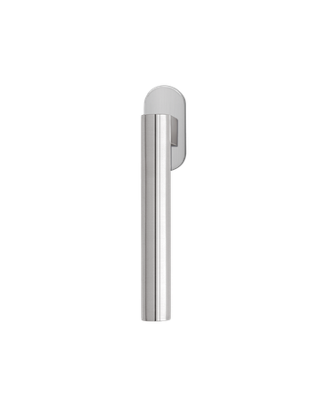 Bild Fenstergriff EF454 mit 4-fach Rasterung Ovale Abdeckkappe Edelstahl matt - Karcher Design-0
