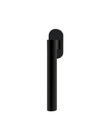 Bild Fenstergriff EF454 mit 4-fach Rasterung Ovale Abdeckkappe Kosmos schwarz - Karcher Design-0