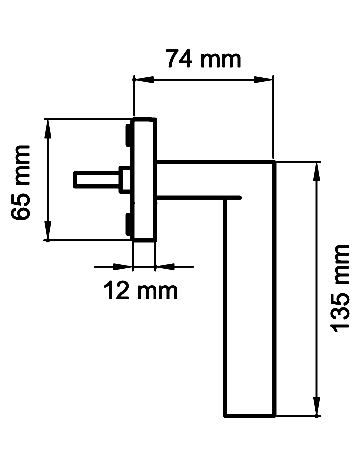Bild EF454Q 81 - Fenstergriff Madeira - Karcher Design-1
