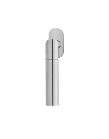 Bild Fenstergriff EF484 mit 4-fach Rasterung Ovale Abdeckkappe Edelstahl matt - Karcher Design-0