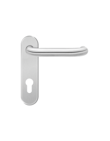 Bild Kurzschildgarnitur Kreta XL EKS/FS 17V PZ 72mm FS 9mm Edelstahl matt 170x46mm - Karcher Design-0