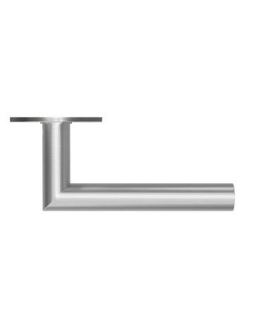 Bild Drücker-Rosettengarnitur Rhodos EPL28 BAD Edelstahl matt TS 39-47mm PlanDesign - Plan Design-1