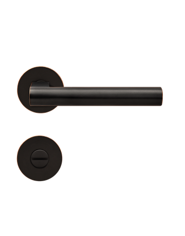 Bild Drücker-Rosettengarnitur Madeira EPL45 BAD Antik Bronze Optik TS 38-48mm PlanDesign - Plan Design-0