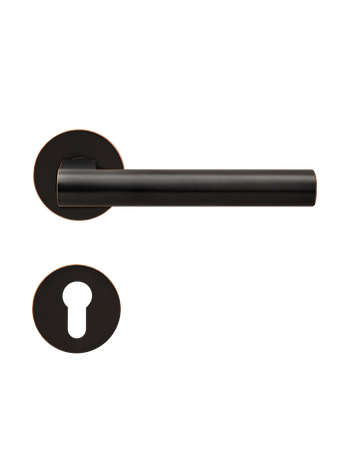 Bild Drücker-Rosettengarnitur Madeira EPL45 PZ Antik Bronze Optik TS 38-48mm PlanDesign - Plan Design-0
