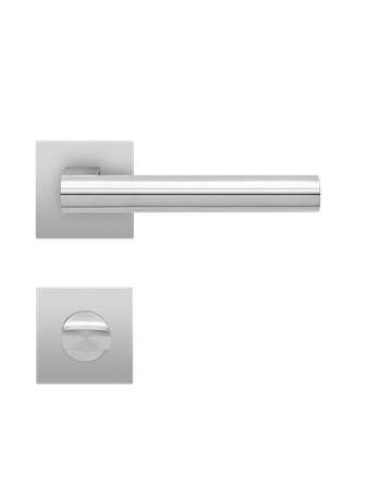 Bild Drücker-Rosettengarnitur Madeira EPL45Q BAD Edelstahl matt TS 38-47mm PlanDesign - Plan Design-2