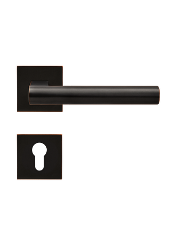 Bild Drücker-Rosettengarnitur Madeira EPL45Q PZ Antik Bronze Optik TS 38-47mm PlanDesign - Plan Design-0