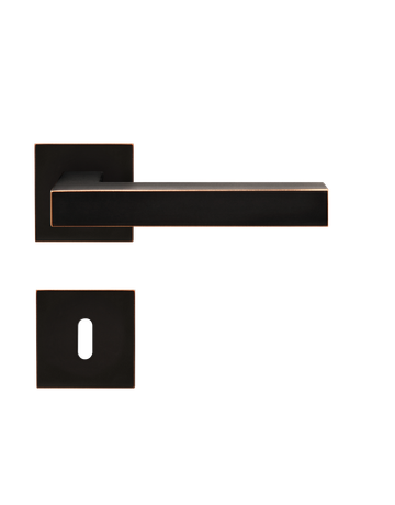 Bild Drücker-Rosettengarnitur Seattle EPL46Q BB Antik Bronze Optik TS 38-48mm PlanDesign - Plan Design-0