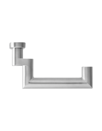 Bild Rahmendrücker KOS XL ER10RMGF gekrö. FS 9mm für Standflügel Edelstahl matt - Karcher Design-1