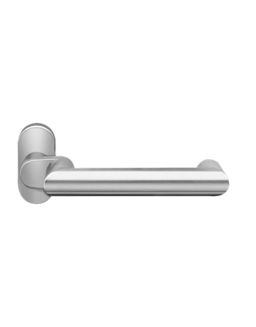 Bild Rahmendrücker KOS XL ER10RMGF gekrö. FS 9mm für Standflügel Edelstahl matt - Karcher Design-0