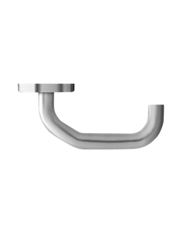 Bild Rahmendrücker Borkum ER16RMF FS 9mm für Standflügel Edelstahl matt - Karcher Design-1
