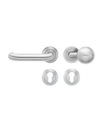 Bild Wechselgarnitur Kreta XL ER17 WG links Edelstahl matt TS 38-48mm - Karcher Design-0