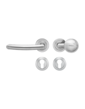 Bild Wechsel-Rosettengarnitur Sylt ER26 PZ Edelstahl matt links TS 39-48mm - Karcher Design-0