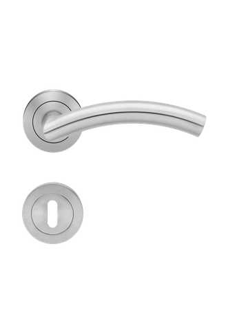 Bild Drücker-Rosettengarnitur Korsika ER30 BB Edelstahl matt TS 39-48mm - Karcher Design-0