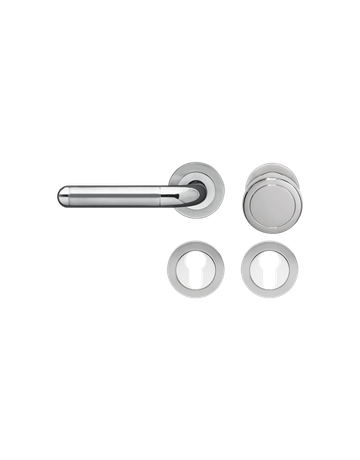 Bild Wechsel-Rosettengarnitur Lignano ER35 PZ Edel.pol./matt links TS 39-48mm - Karcher Design-0