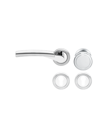 Bild Wechsel-Rosettengarnitur Atlanta ER36 PZ Edel.pol./matt links TS 39-48mm - Karcher Design-0