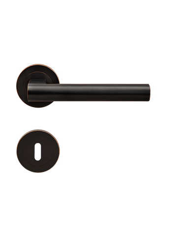 Bild Drücker-Rosettengarnitur Madeira ER45 BB Antik Bronze Optik TS 38-48mm - Karcher Design-0