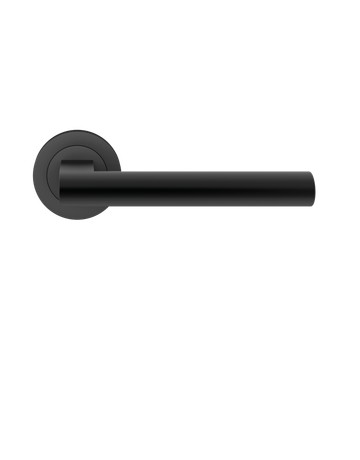 Bild Drücker-Rosettengarnitur Madeira ER45 OS ohne Schlüsselrosette Kosmos schwarz TS 38-47mm - Karcher Design-0