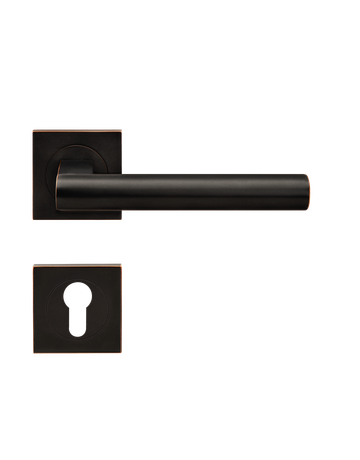 Bild Drücker-Rosettengarnitur Madeira ER45Q PZ Antik Bronze Optik TS 38-48mm - Karcher Design-0