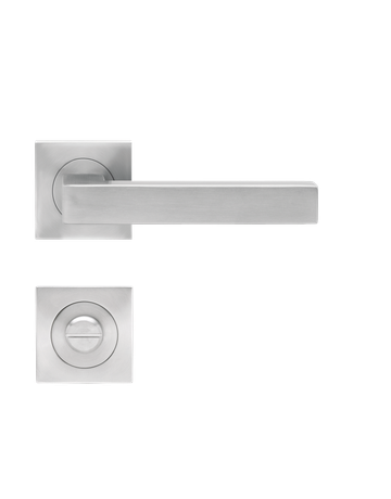 Bild Drücker-Rosettengarnitur Seattle ER46Q BAD Edelstahl matt TS 39-45mm - Karcher Design-0