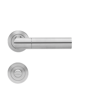 Bild Drücker-Rosettengarnitur Oregon ER48 BAD Edelstahl matt TS 39-45mm - Karcher Design-0