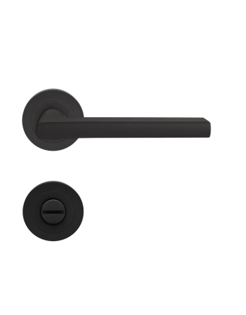 Bild Drücker-Rosettengarnitur Montana ER54 BAD Kosmos schwarz - Karcher Design-0