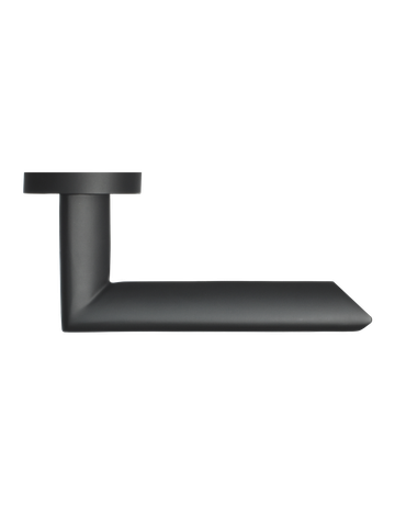 Bild Drücker-Rosettengarnitur Paris ER55 OS ohne Schlüsselrosette Kosmos schwarz - Karcher Design-1